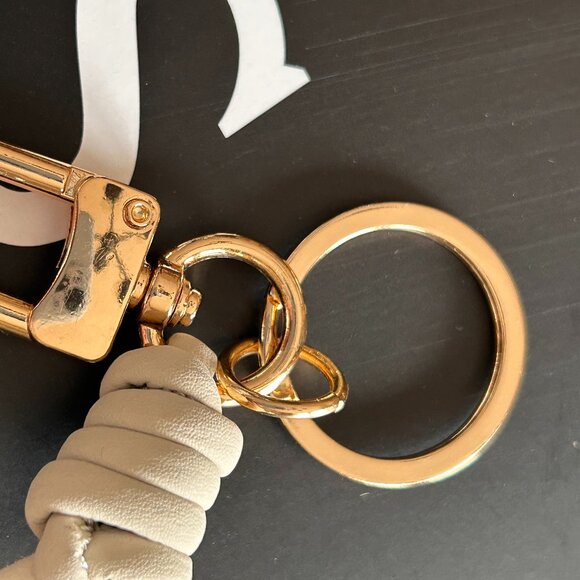 COPY - New. Snap Bag Charm. Leather. BLACK & SILVER HEART KeyChain. - Picture 2 of 16